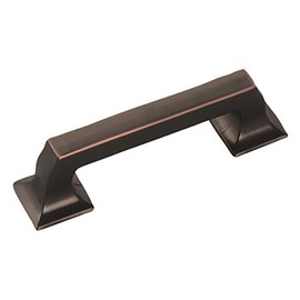 Belwith-Keeler B055550-OBH Studio II Pull 3-inch Center, 3.88", Oil-Rubbed Bronze Highlighted