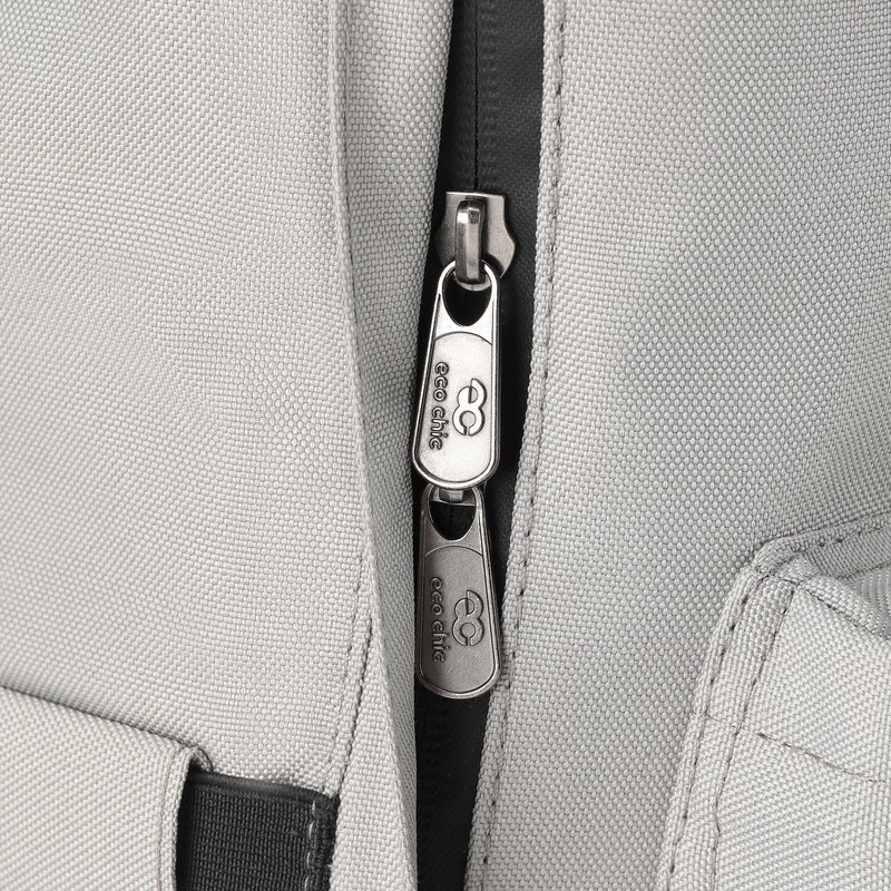 ECO CHIC Waterproof Recycled Canvas Twin Handle Backpack (Concrete)