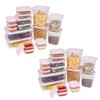 ECO-TOGO 68 PCS Plastic Food Storage Containers with Lids, Kitchen