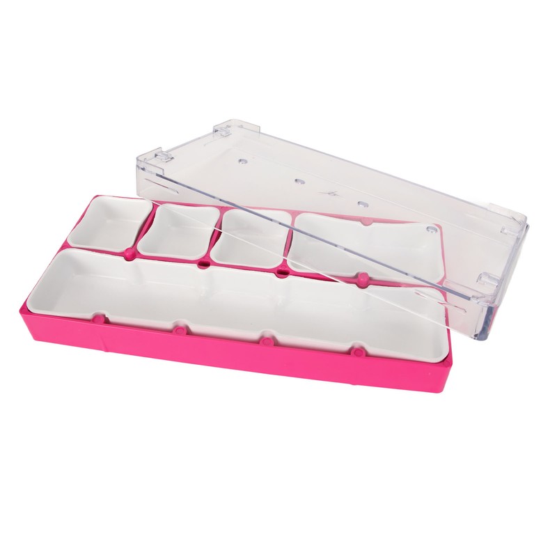 Watch Parts Storage Box 5 Compartments Portable Dustproof Multipurpose Watch