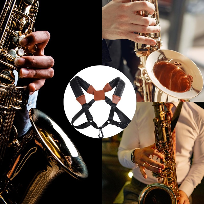 Saxophone Strap Harness, Shoulder Strap, S Size, Alto Saxophone, Baritone