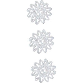 3 Piezas redecilla de perlas moño redecillas para el cabello accesorios Cubierta de moño para deportes redecilla de pelo de diamantes de imitación cubierta de bollo de perlas