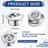 Gisafai 40 Pcs 5/8" Roller Ball Transfer Bearing Ball Transfer