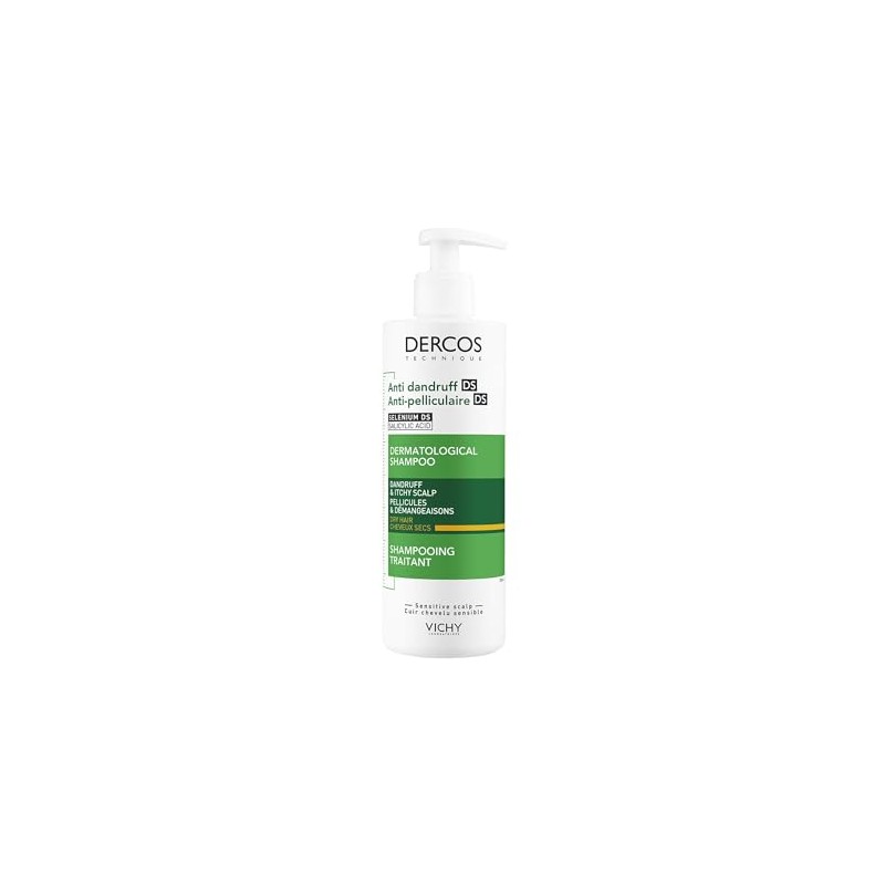 Vichy Dercos Shampoo Anti Casp Sec, 390 ml