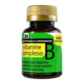 B-Komplex-Vitamine 400 Tabletten 1 pro Tag | Für Vegetarier geeignet | Müdigkeit und Erschöpfung | Energie | Haar, Haut, Schönheit