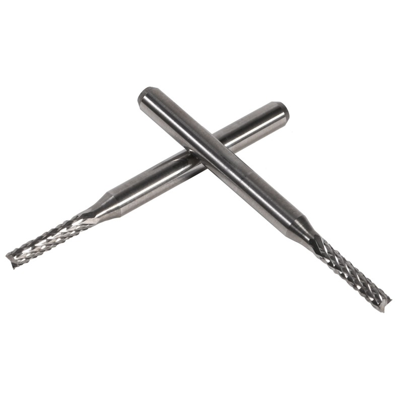 10pcs 2mm Cemented Carbide End Mill Engraving Bits Carving Drill