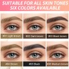 evpct Kaely 1Pcs Dark Brown Magic Microblading Eyebrow Contouring Pen