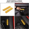Lcojicep Car Inner Emergency Door Lock Switch Sticker Compatible with