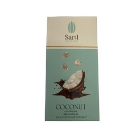 Dubai Milk Chocolate Bar – Gourmet Creamy Chocolat with Coconut – Gift for Holidays, Birthdays, and Special Occasions (3.5 oz)