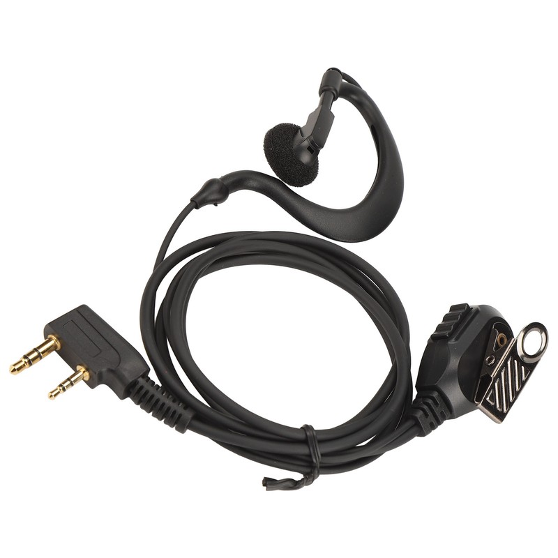 Two Way Radio Earpiece Universal K Head 2 Pin Electroplating