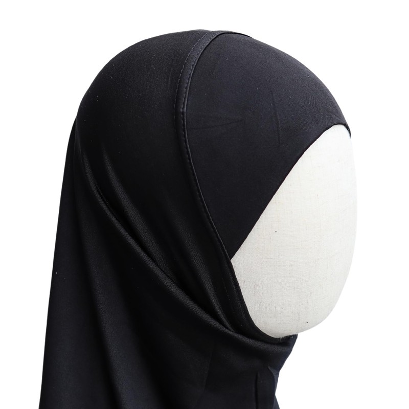 Yaqeen Girls instant headscarf hijab plain al Amira, readymade pull