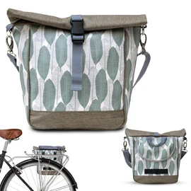 Ikuri Small Bicycle Bag 20-26 Inch for Children Folding Bikes Made of Tarpaulin with Shoulder Strap - Banana Leafs Model