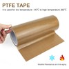 BOMEI PACK PTFE Glass Cloth Tape, 1 Pack 10 "x