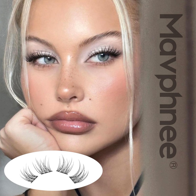 Natural Cluster Lashes Wispy CC Curl 9-11MM Mixed Lengths Eyelash