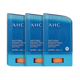 ahc (NS Home Shopping) 1+1+1 AHC Natural Perfection Double Shield Sunscreen Stick 22g Total 3 Pieces 34417985