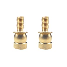 ECUDIS Lamp Shade Brass Risers Lamp Finial Extender, 2 Pack (0.5 Inch Brass)