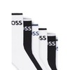 BOSS Men's Socks QS Stripe CC Crew Socks 6 Pairs,