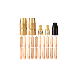 .030 Nozzle Contact Tip Diffuser Kit & Flux Core Gasless Nozzle Compatible with Miller Millermatic Welder 135 140 175 211,Gun M10/M15,Hobart Handler 120 125 135 140 175 180 187 190,Gun H-9/H10