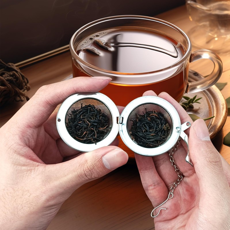 2PC Stainless Steel Mesh Tea Infuser,2.1 inch Tea Ball with