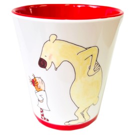 Greeting Life RYL-943 Coco-chan Melamine Cup Red Bike