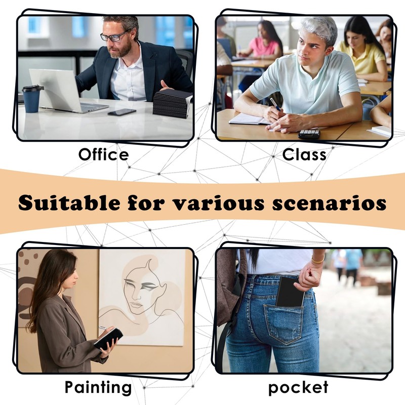 Xvvirnt 20 Pcs Pocket Notebook, 3.5 x 5.5 Inches Mini