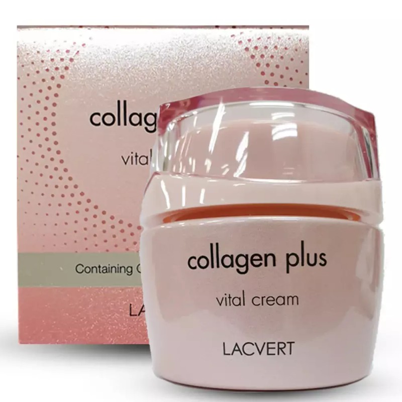Lacvert 라끄베르 콜라겐 플러스 바이탈 크림 60ml/푸석한 피부/무료 dv Lakquerbe