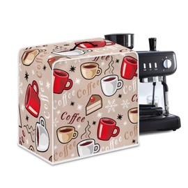 Kathyboom Coffee Cup Coffee Machine Covers Dust Resistant Protective Covers for Coffee Makers Blender Mixer Juice Machine Dust Proof Washable Covers