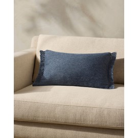 Loloi Magnolia Home by Joanna Gaines Jett Collection PMH0063 Navy 13'' x 21'' Cover Only Pillow