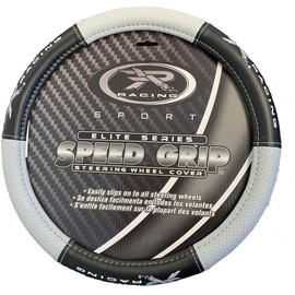 Plasticolor R Racing Sport Gray SWC, Steering Wheel Cover (006768R25)
