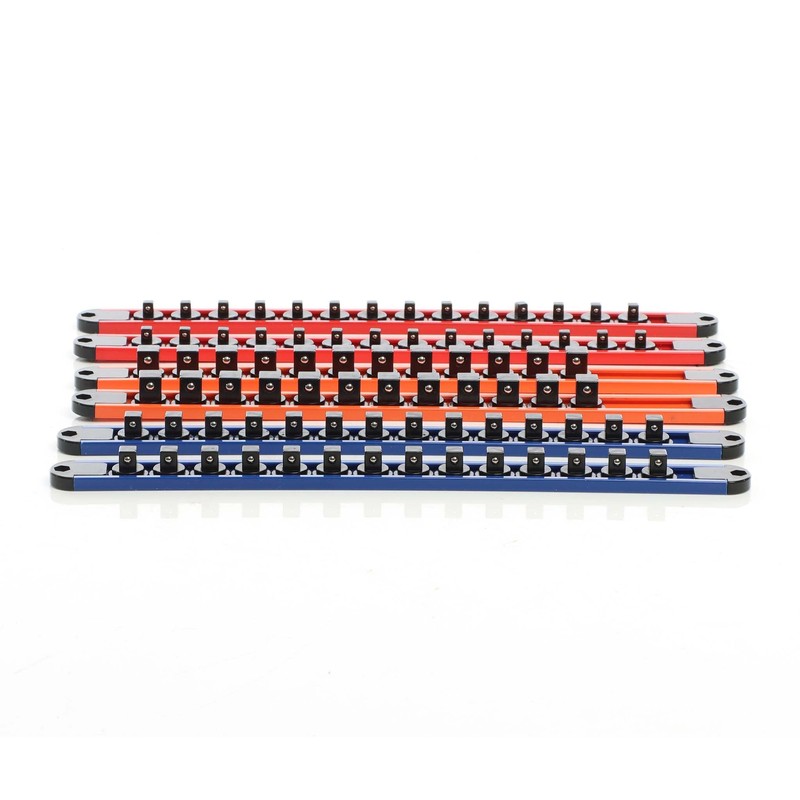 XPOtool Socket Spanner Organiser Pack of 6 360° Rotatable ABS