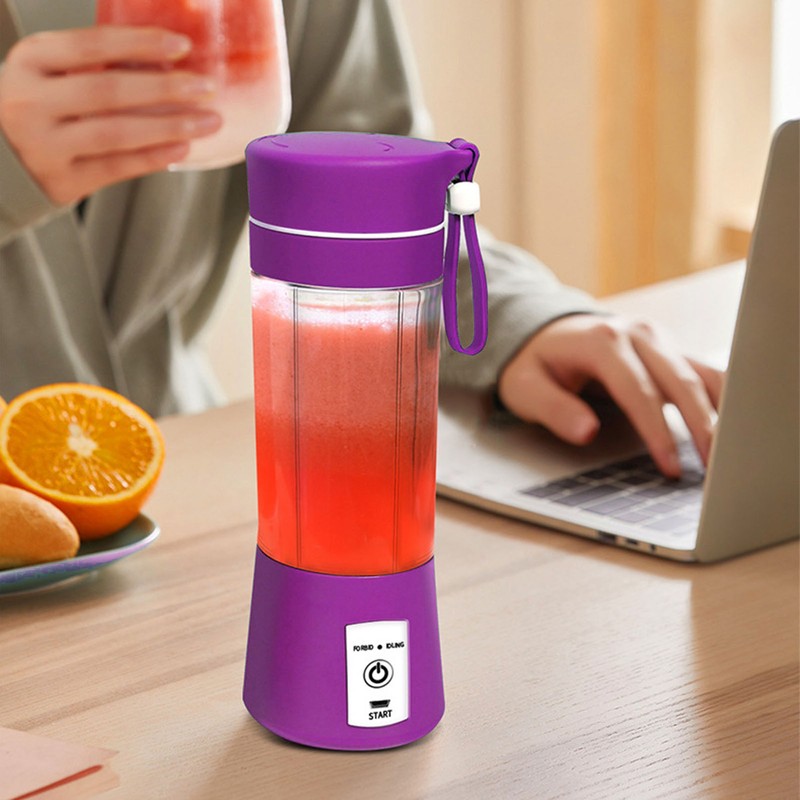 Portable Blender ABS 380ml Rechargeable Mini Juicer Cup Handheld Fruit