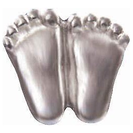 Heritage House '76 Precious Feet, Silver-Colored
