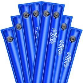 Legigo 6 Pack 8.5 Ft Double Tubes Pool Water Bags- Pool Cover Weights Water Tubes for Pool Cover Inground, Heavy Duty 0.4 mm Thicker PVC Water Weight Bags Winter Closing Kit for Winterizing, Blue