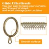 24 Brass Curtain Rings - Durable Metal Rings for Curtain