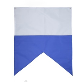 Dive Boat Alpha Flag Lightweight Scuba Diving Blue White Flags 70x60cm Polyester Diver Down Flag with Bright Colors for Snorkeling Underwater Activities