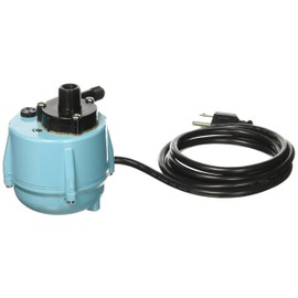 Little Giant 501203 205 GPH 115-Volt Manual Oil Filled Submersible or In-line Aluminum Direct Drive Pump, Blue, 1-42