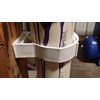 SnapnStrut 101-115HSPP White 10pack White Surface Mount Polypropylene Pipe Hanger,