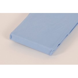Sky Blue Single Polycotton Fitted Sheets 90 x 190 cm - 2 Pack