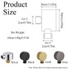 Gold Wall Outlet Elbow, G1/2 Inch Handheld Shower Hose Connector