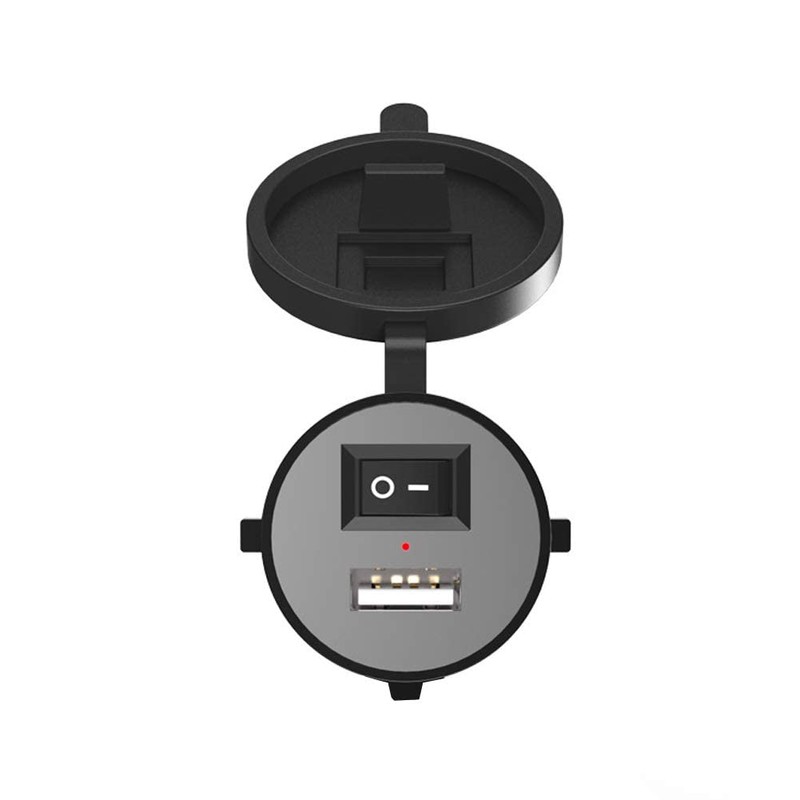 D71CS Car USB Charger 5V/2.1A - Built-in Car USB Socket,