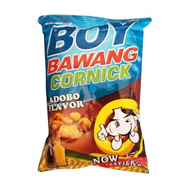 KSK FOOD PRODUCTS I Boy Bawang Cornick Adobo Flavored Fried Corn, 100g/3.5 oz. Bag