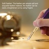 Feather Pen Exquisite Vintage Elegant Stainless Steel Smoothly Writing Wear