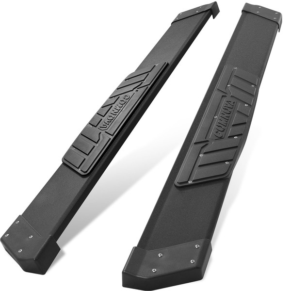 COMNOVA Running Boards Compatible with 2007-2018 Chevy Silverado/Gmc Sierra 1500 ＆ 2007-2019 2500/3500 Regular Cab.6.5 Inches Heavy Textured Powder Side Step Nerf Bar.