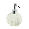 Qianly Ceramics Soap Dispenser, Creative Countertop Soap Dispenser, Empty Refillable