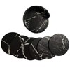 Leather Coasters Set of 6 with Holder- Protect Furniture from