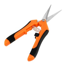 MAKTSAM 6 Pack Pruning Shear, Stainless Steel Trimming Scissors with Comfort Grip Locking Handle, Gardening Hand Pruner Pruning Shear Micro Tip Snips for Gardening