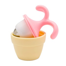 Lindo CutieCure Mini Massager - 360° Rotating Metal Ball, Muscle Relaxation, Reduce Stress, Improve Circulation (Yellow)