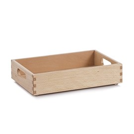 Zeller 13305 Multi-Purpose Box 30 x 20 x 7 cm Beech Lacquered