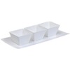 Lillian Tablesettings Plastic 8 oz Rectangles Servingware | Pack of