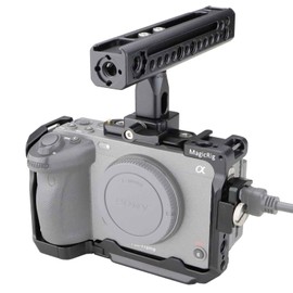 MAGICRIG Camera Cage Kit with NATO Handle for Sony FX3 FX30, Compatible with Original XLR Handle, with Cable Clamp for HDMI and NATO Rail